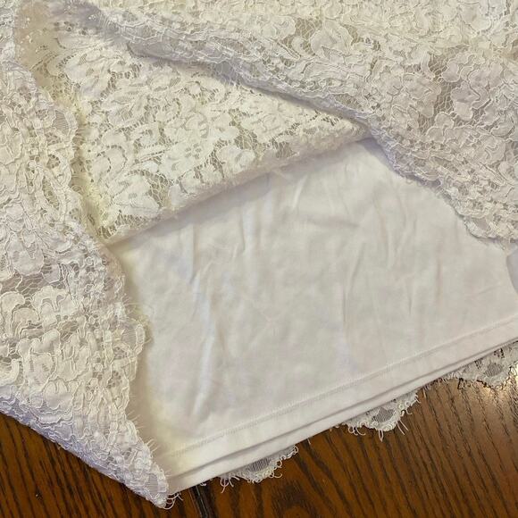 Charter Club Eyelet Checkered Plaid 3/4 Casual Blouse Top Shirt Women’s Size M - Picture 8 of 11